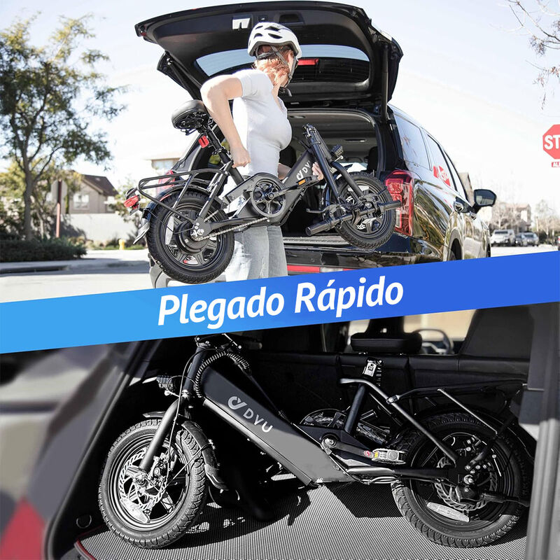 Bicicleta Eléctrica DYU C3 de 16” 25km/h E-Bike... image number null