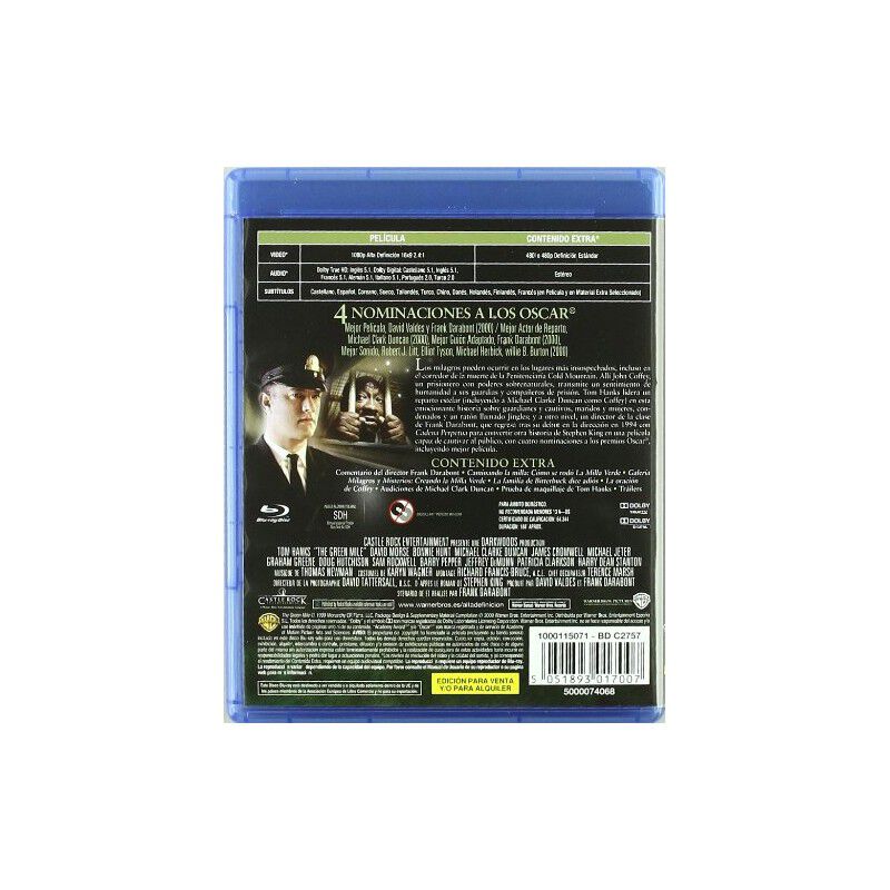 La Milla Verde [blu-ray] (1999) The Green Mile image number null