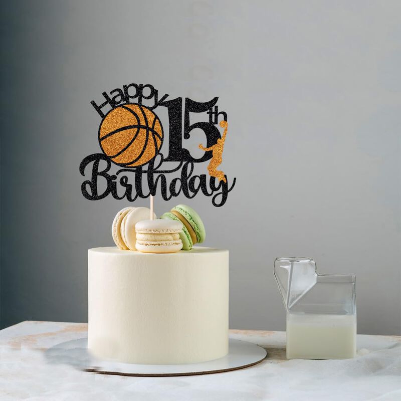 Adorno Para Pastel Crseniny De Baloncesto &ndash; 15.... image number null