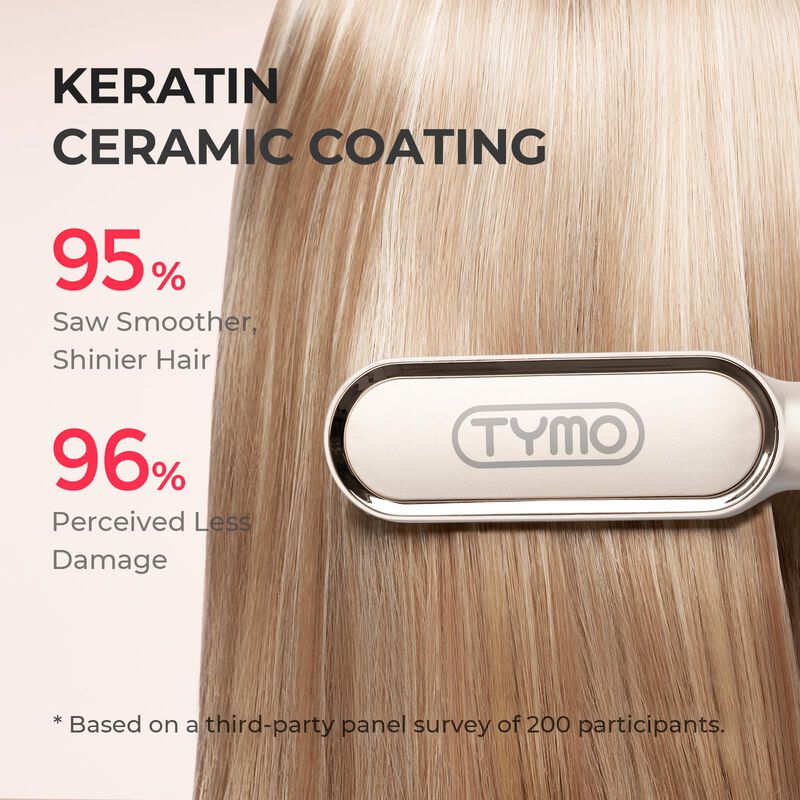 Cepillo Alisador De Pelo Tymo Ring Con Revestim... image number null