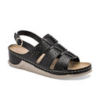 Mora Confort Sandalia para mujer negro