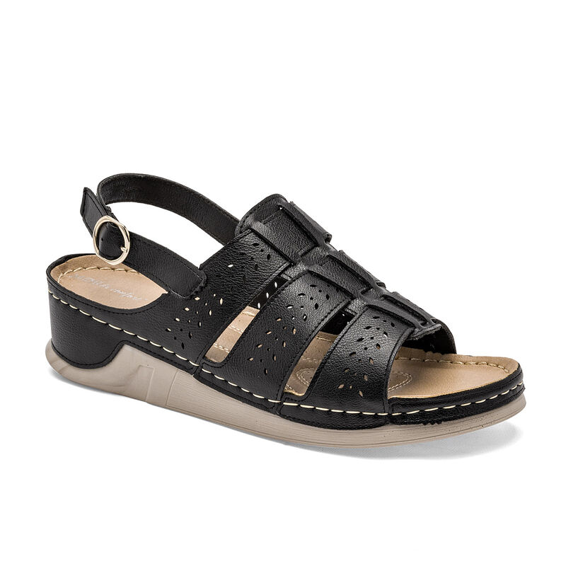 Mora Confort Sandalia para mujer negro image number null