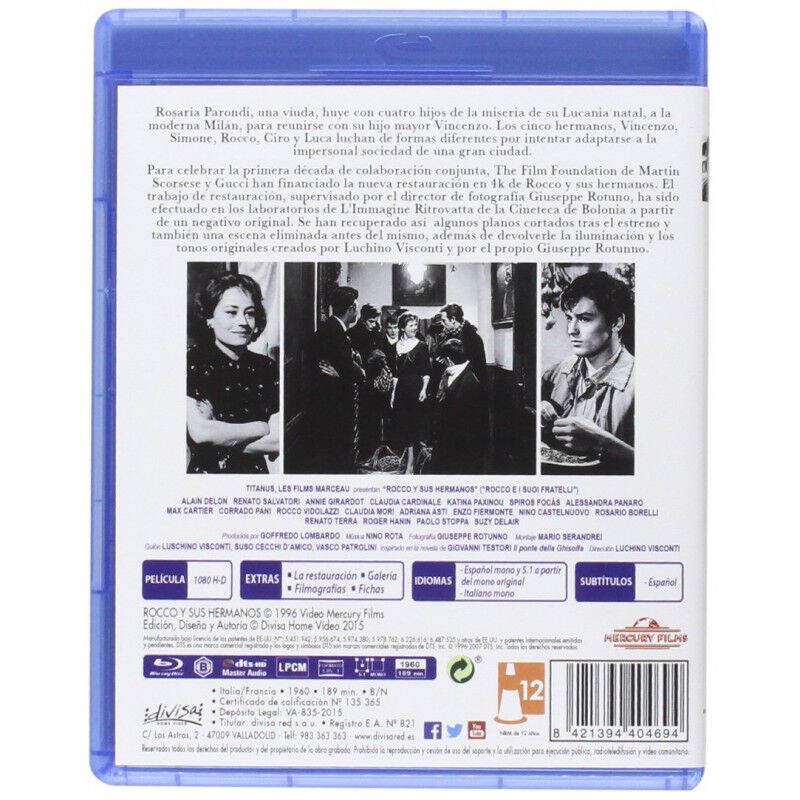 Rocco y sus hermanos [Blu-ray] (1960) image number null