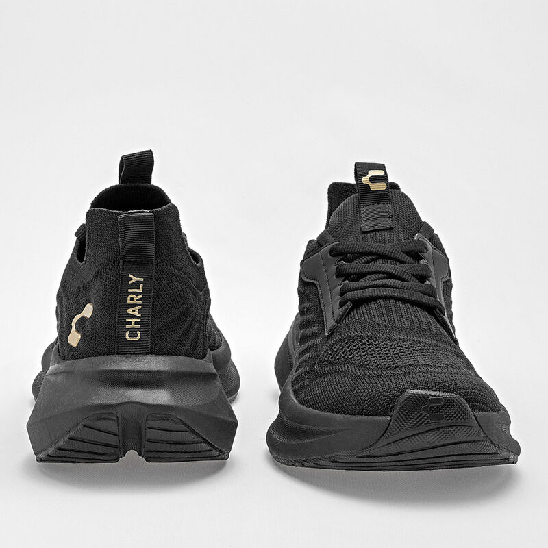 Charly Tenis deportivo para mujer negro, runnin... image number null
