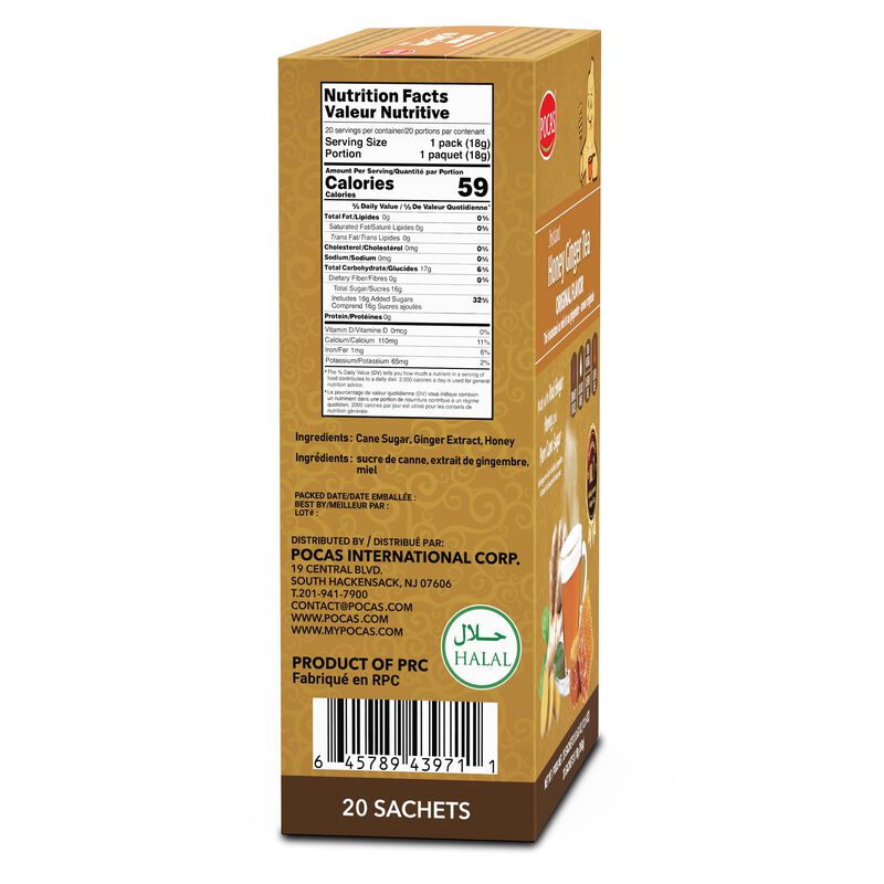 T&eacute; Pocas Miel Y Jengibre - Pack De 2 (20 Sobres... image number null