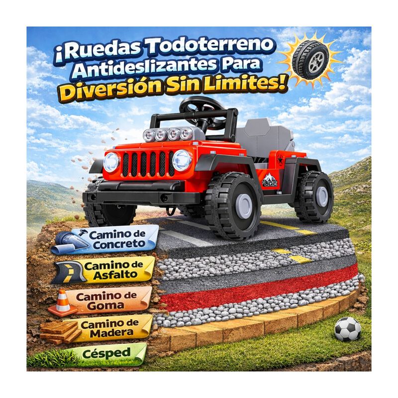 Carro Electrico Montable 2 En 1 Infantil Contro... image number null