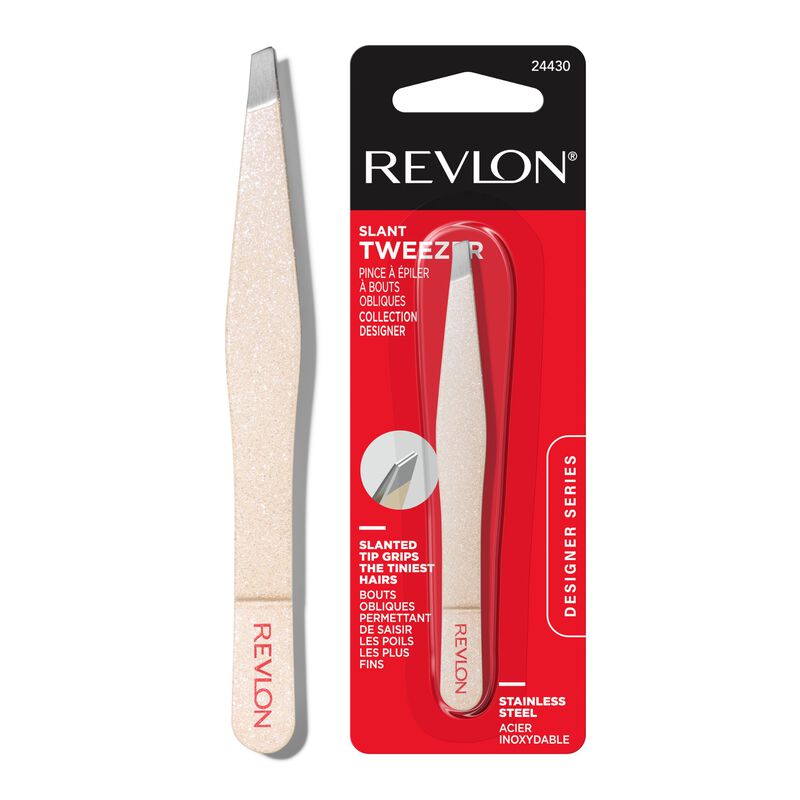 Pinza Revlon Designer Series Slant De Acero De ... image number null