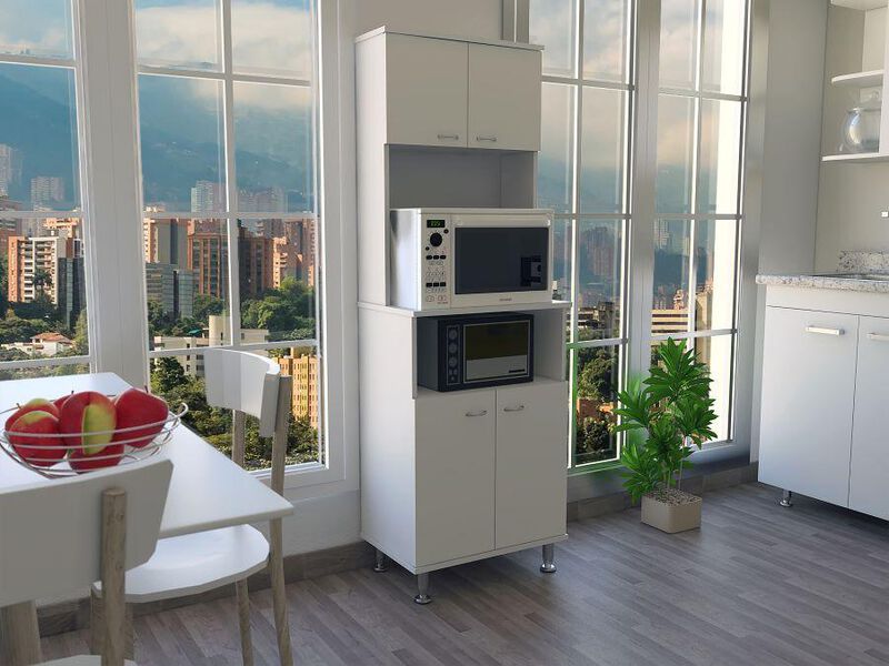 Mueble Alacena Fenix Blanco Virtual Muebles image number null