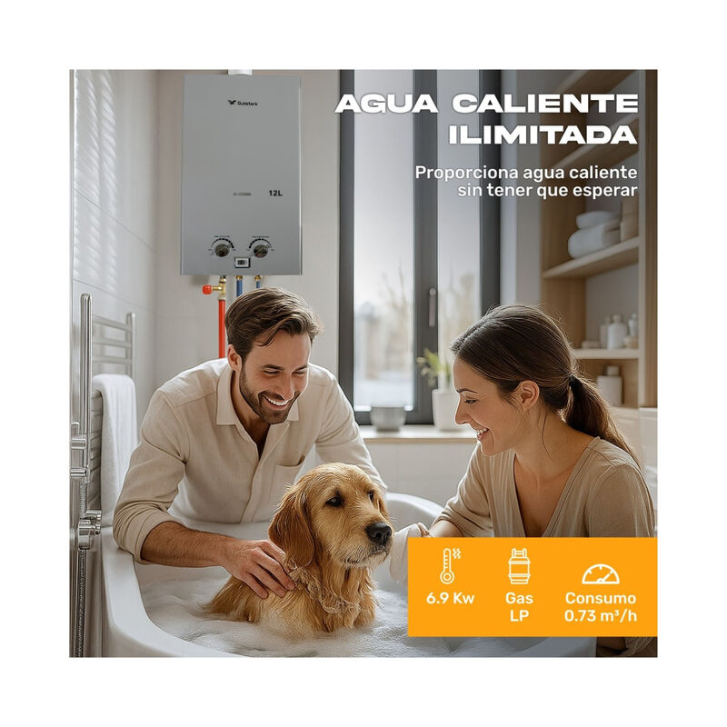 Calentador De Agua Instantaneo Boiler De Paso 1... image number null