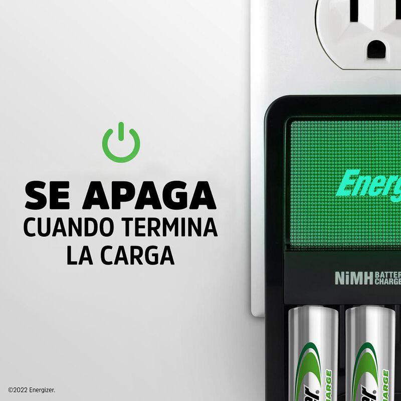 Cargador De Pilas Energizer Mini + 4 Pilas Reca... image number null