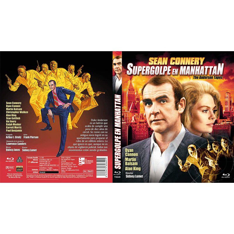 Supergolpe En Manhattan Bd 1971 The Anderson Ta... image number null