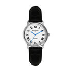 Reloj Nivada Executive Dama Acero/Piel Blanco Romano