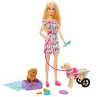 Mu&ntilde;eca Barbie De Juguete Con Cachorro De Juguete Y Perro En Silla De Ruedas Y Accesorios