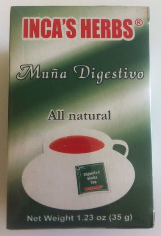 T&eacute; Inca's Herbs Mu&ntilde;a Digestivo 35 g image number null