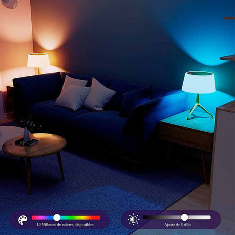 Foco Fratech Inteligente WiFi Luz RGB y Blanca image number null