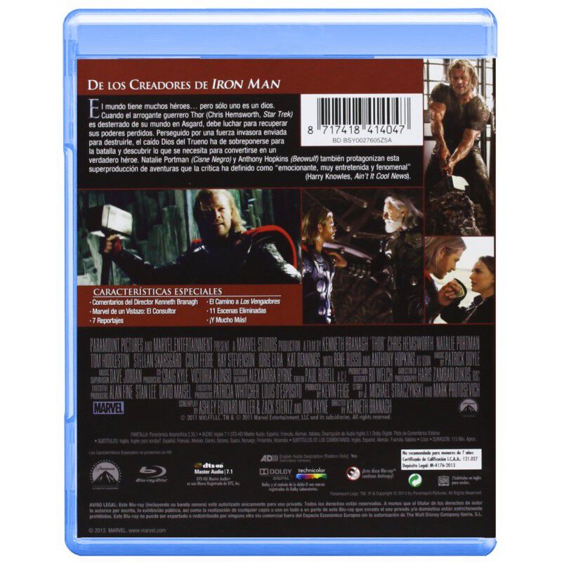 Thor [blu-ray] image number null