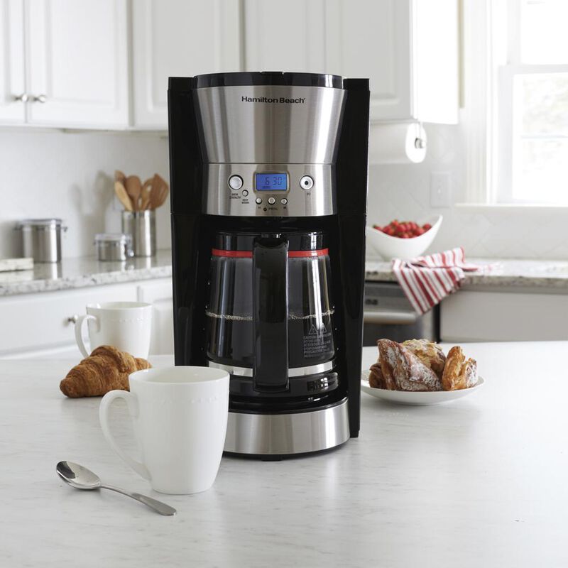 Cafetera Hamilton Beach 12 Tazas Programable Ac... image number null