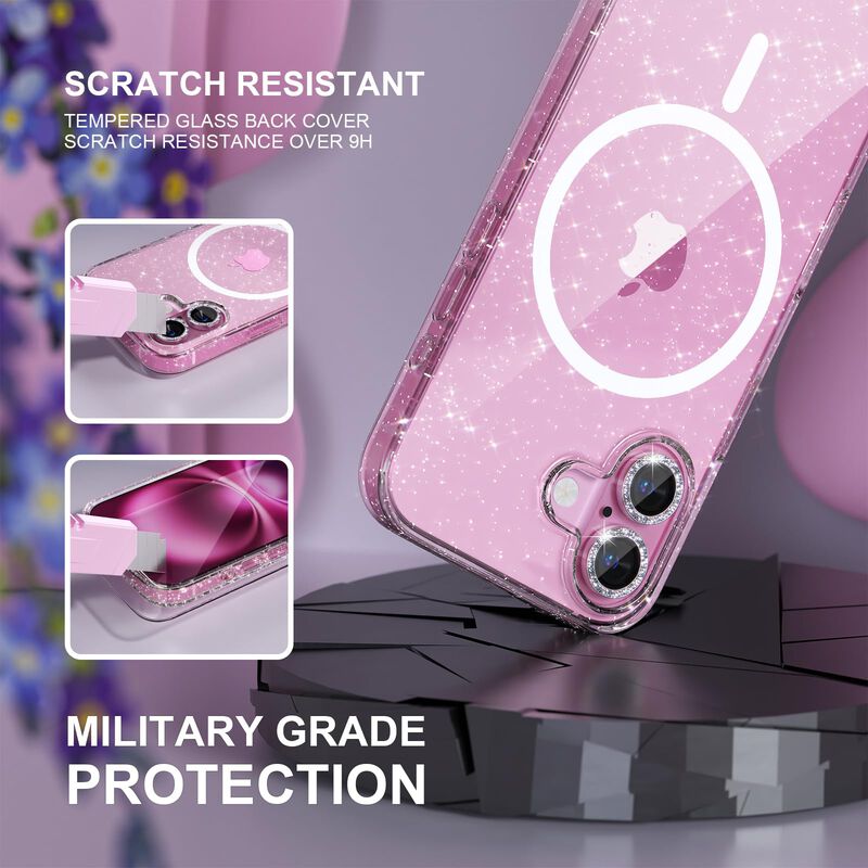 Funda Magn&eacute;tica Para Iphone 16 Plus Con Accesor... image number null