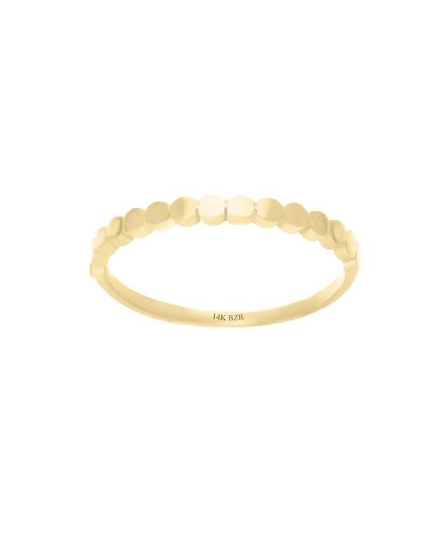 Anillo De Oro Amarillo 14k - Kr0758y Talla 8 image number null