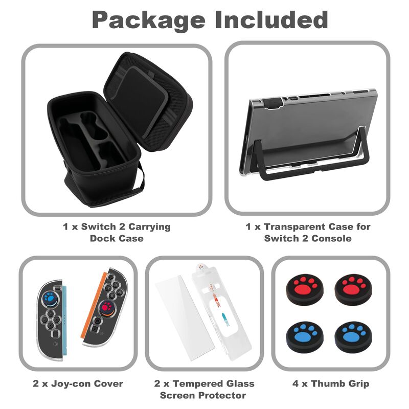 Kit Anyhf 10 en 1 para Nintendo Switch 2: Estuc... image number null