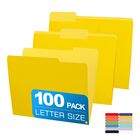 Carpeta De Archivo Ynxptbnc Tama&ntilde;o Carta, Paquete De 100, Amarilla