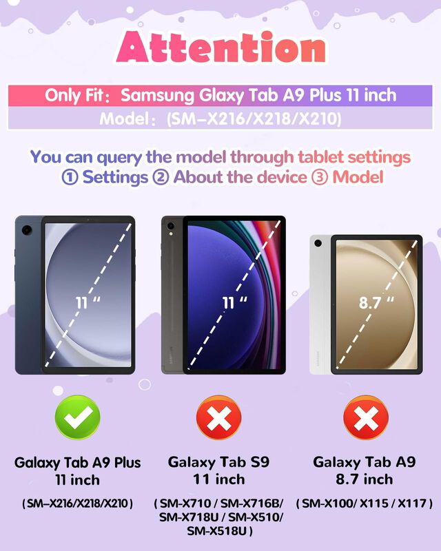 Funda De Tablet Wazzasoft Para Samsung Galaxy T... image number null