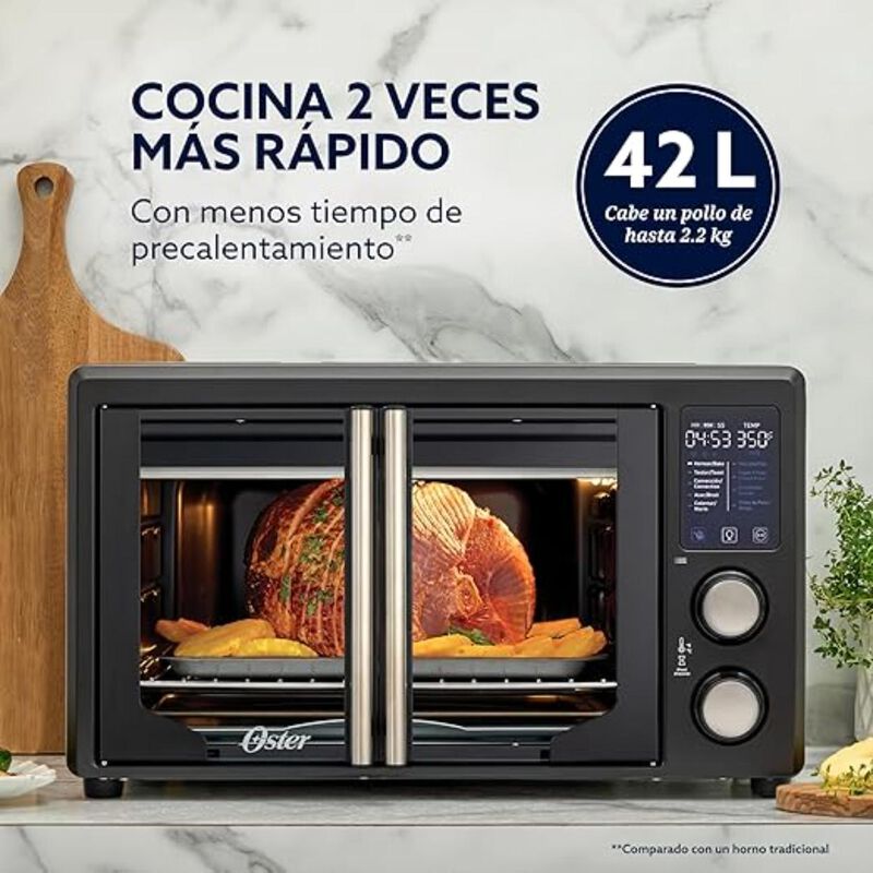 Horno El&eacute;ctrico Con Freidora De Aire Oster 42 L... image number null