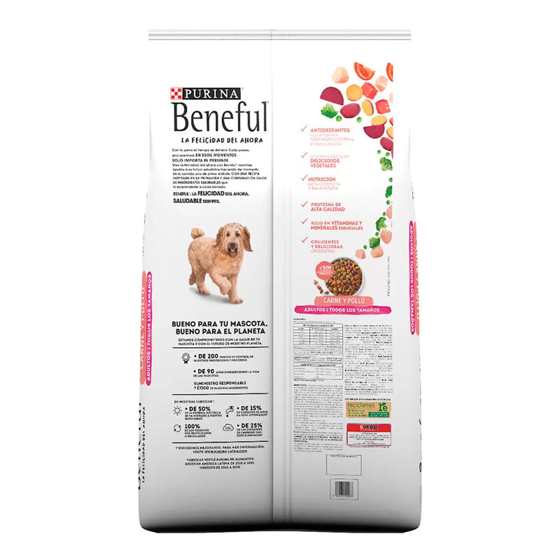 Alimento Para Perro Purina Beneful Adulto Carne... image number null