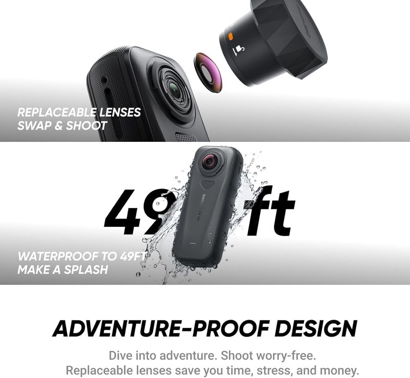 C&aacute;mara De Video Insta360 X4 Air 8k Resistente A... image number null