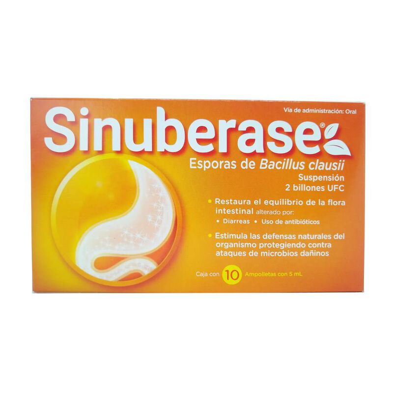 Sinuberase 2 Billones Ufc/5 Ml 10 Ampolleta image number null