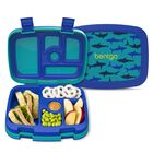 Fiambrera Bentgo Kids Con Estampado De Tiburones De 5 Compartimentos A Prueba De Fugas