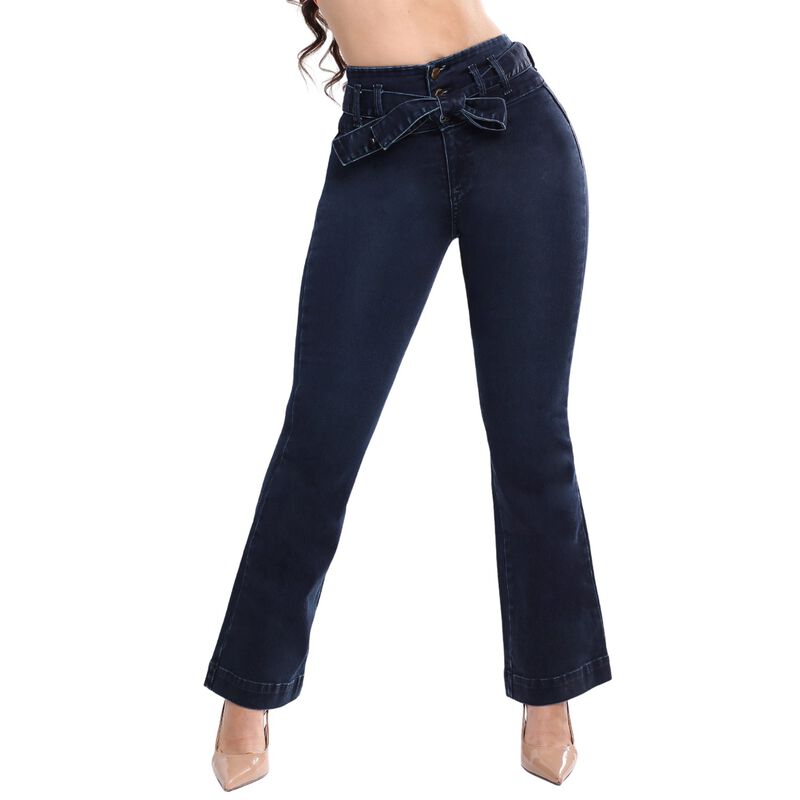 Pantal&oacute;n Boot Cut Savi Jeans Mujer Tiro Alto Me... image number null