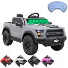 Camioneta El&eacute;ctrica Montable Para Ni&ntilde;os 12v Control Remoto Bluetooth Luces Sonidos Apta Desde 3 A&ntilde;os - Gris
