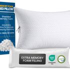 Almohada Utopia Bedding King De Espuma Viscoel&aacute;stica Triturada Y Refrescante
