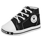 Chaparrin Tenis para beb&eacute; ni&ntilde;o negro blanco