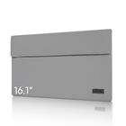 Funda Para Monitor Port&aacute;til Arzopa De Piel Gris De 16,1 Pulgadas