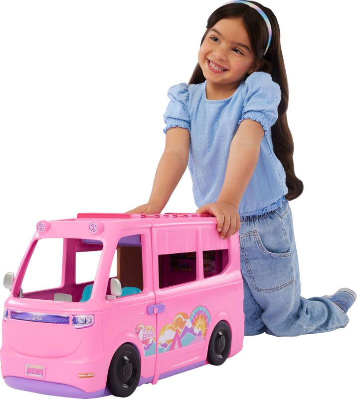 Playset Barbie Dream Camper Con Columpio Para T... image number null