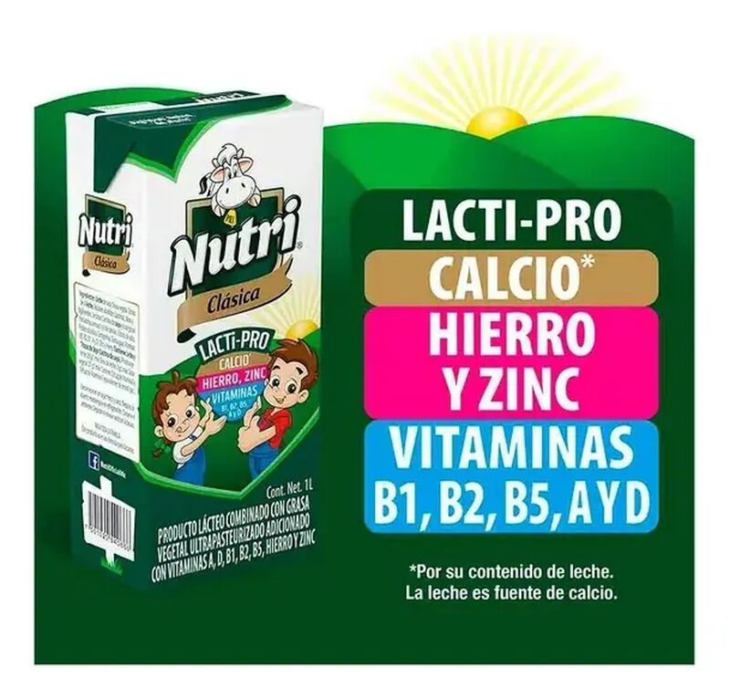 Caja Nutrileche Con 12 Piezas De 1 Lt C/u image number null