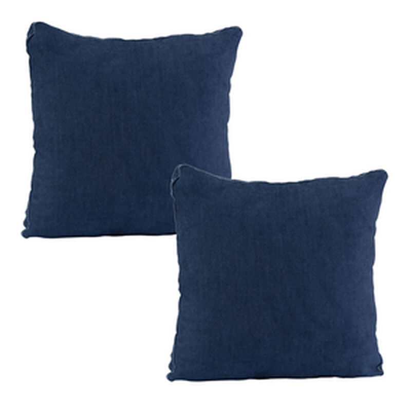 Set de 2 Cojines Dicasa ZitaOne Azul Marino image number null
