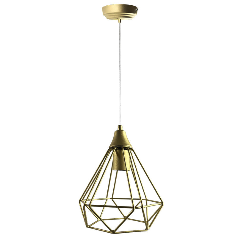 L&aacute;mpara Colgante Vintage Dorada Mil Luces image number null