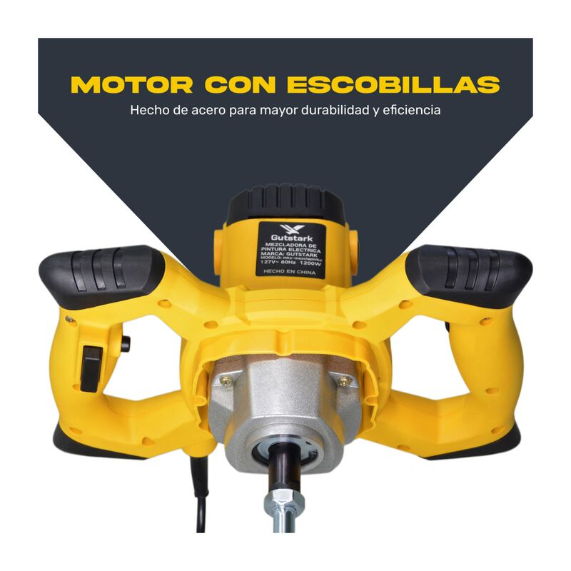 Mezcladora Eléctrica para Pintura Resina Morter... image number null