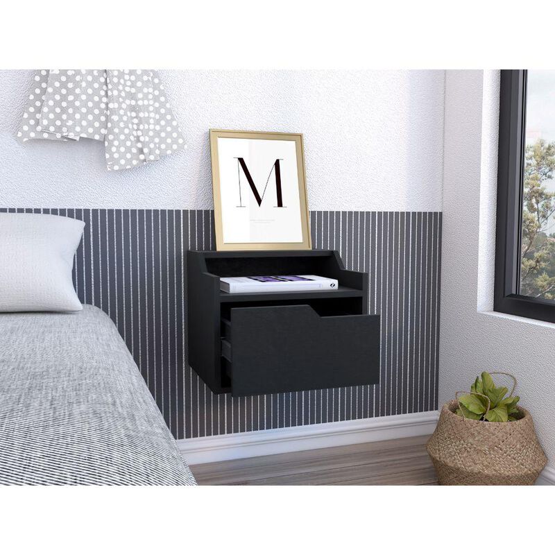 Buró Flotante Busan Chocolate Virtual Muebles image number null