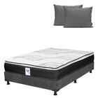 Colch&oacute;n Queen Size Premier + Box + Almohada 2pack