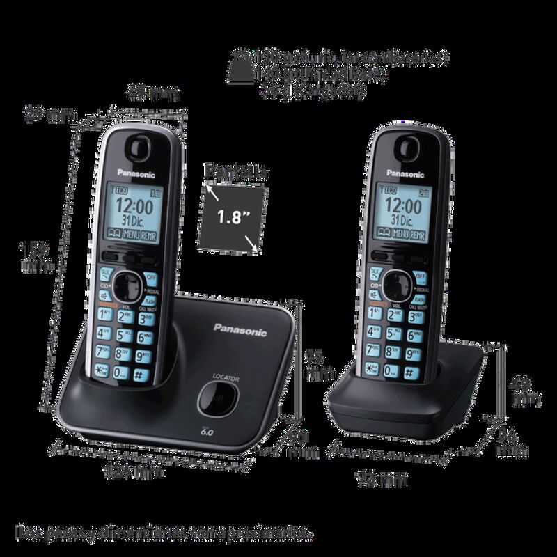 Telefono Inalambrico Panasonic K-xtg4112meb Det... image number null