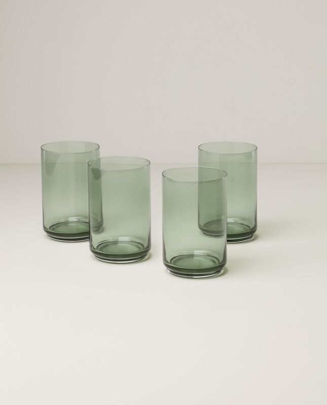 Set De 4 Vasos Verdes De 500 ml Apilables Lenox image number null