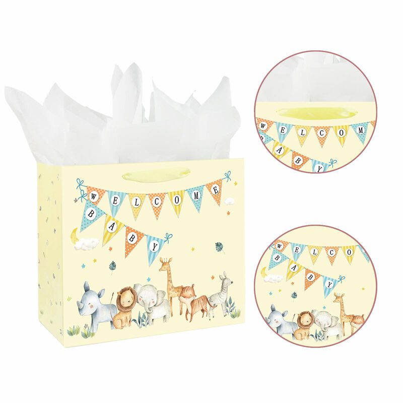 Bolsa De Regalo Laidans 33 cm Amarilla Con Pape... image number null
