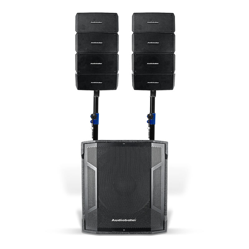 Sistema de audio lineal con subwoofer 15" y 2 s... image number null