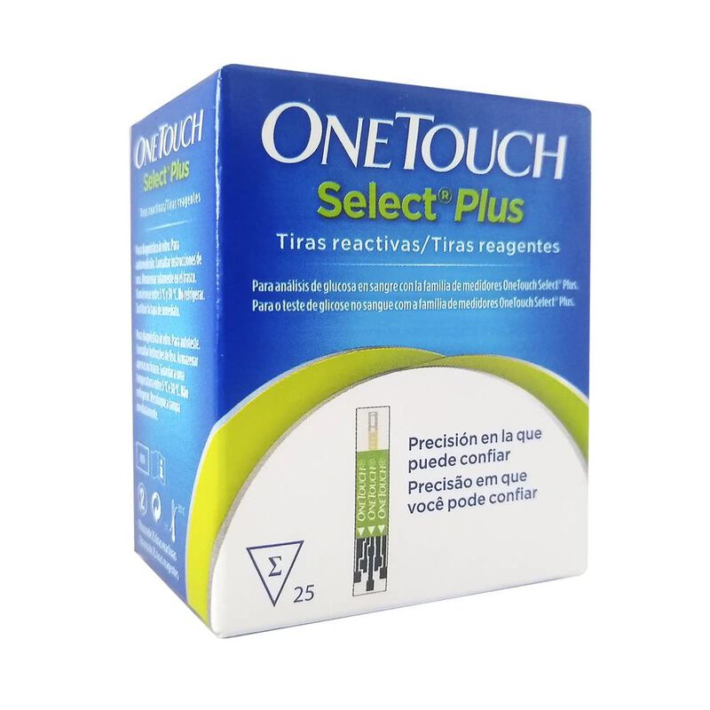 One Touch Select Plus - 25 Tiras image number null