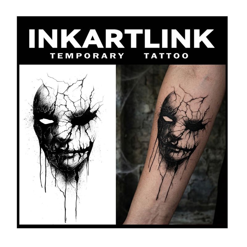 Tatuaje Temporal Inkartlink 2 Hojas De Pegatina... image number null