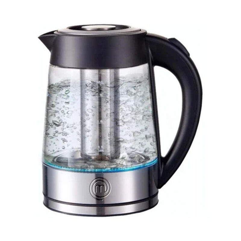 Tetera El&eacute;ctrica 1.7l 1200w Infusor Vidrio Mast... image number null